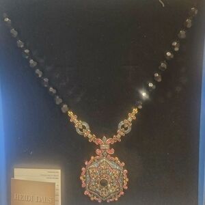 Heidi Daus Vibrant Jewel-Toned Pendant Necklace